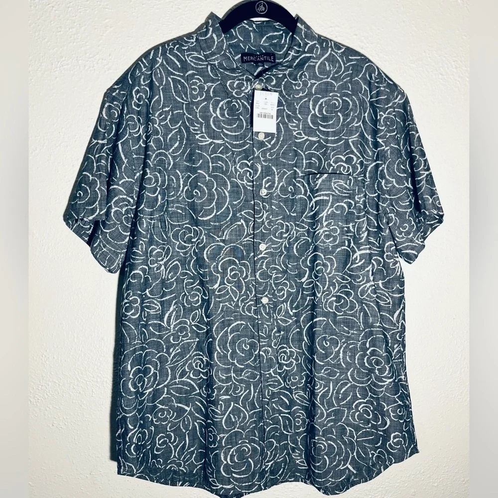 J. Crew Mens Slim Fit Print Cotton Button Down  Shirt  Size XL NWT Preppy - Picture 6 of 9